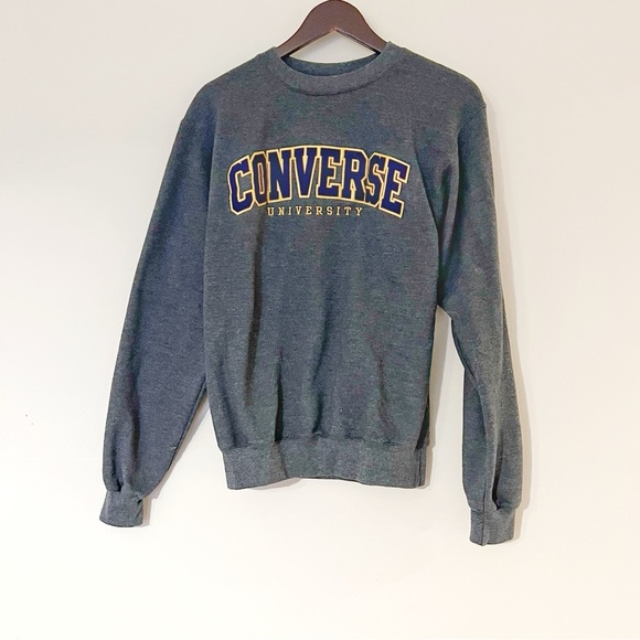 Champion Gray Crew Neck Sweatshirt Classic Fit - Picture 1 of 5